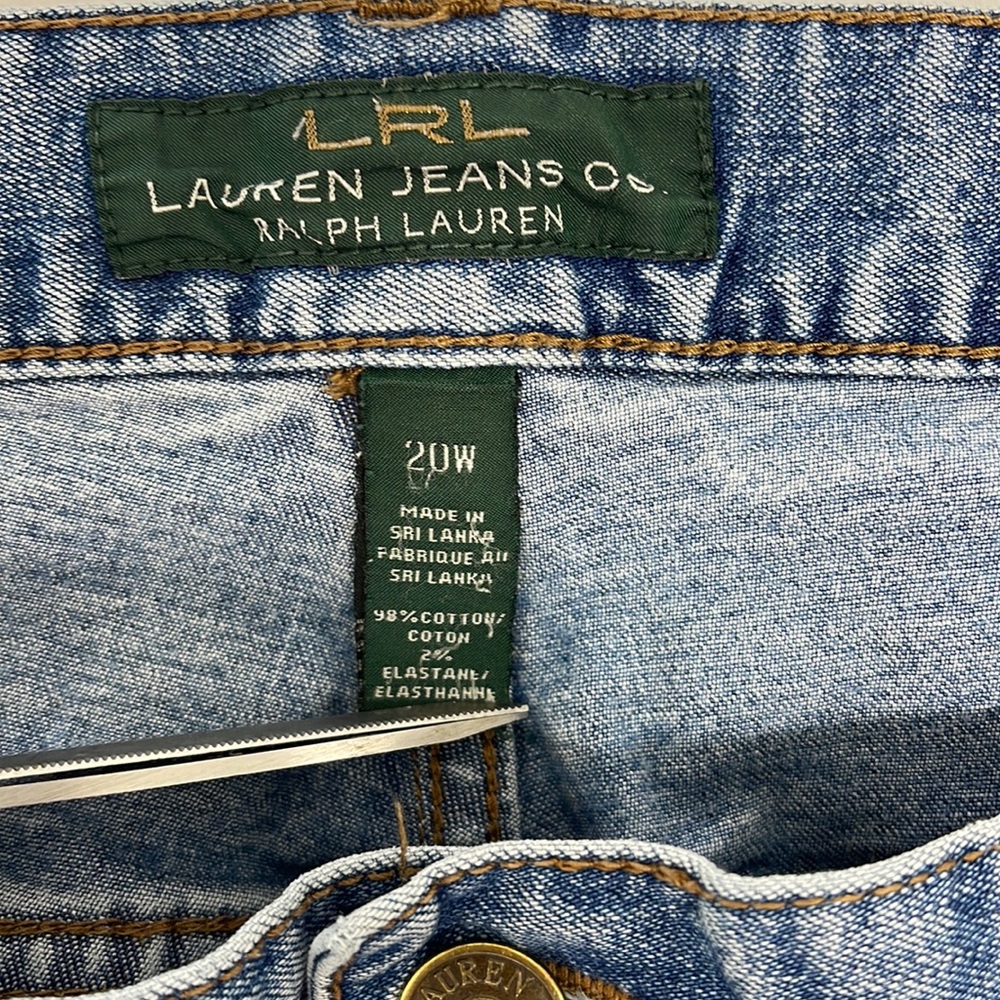 Lauren Ralph Lauren Womens Classic Straight Jeans Sz 20W - Picture 2 of 9